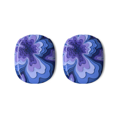 Periwinkle Strata Bloom · Hard Case for AirPods Max · Purple