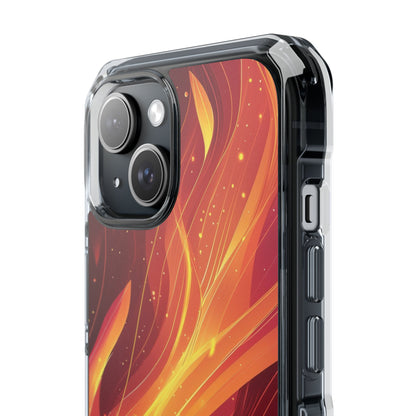 Leuchtende Flamme iPhone 15 Case - Impact
