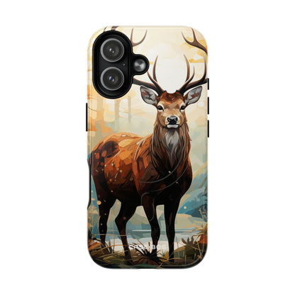 Glowing Stag iPhone 17 Case - Tough+ - CASE•BOB