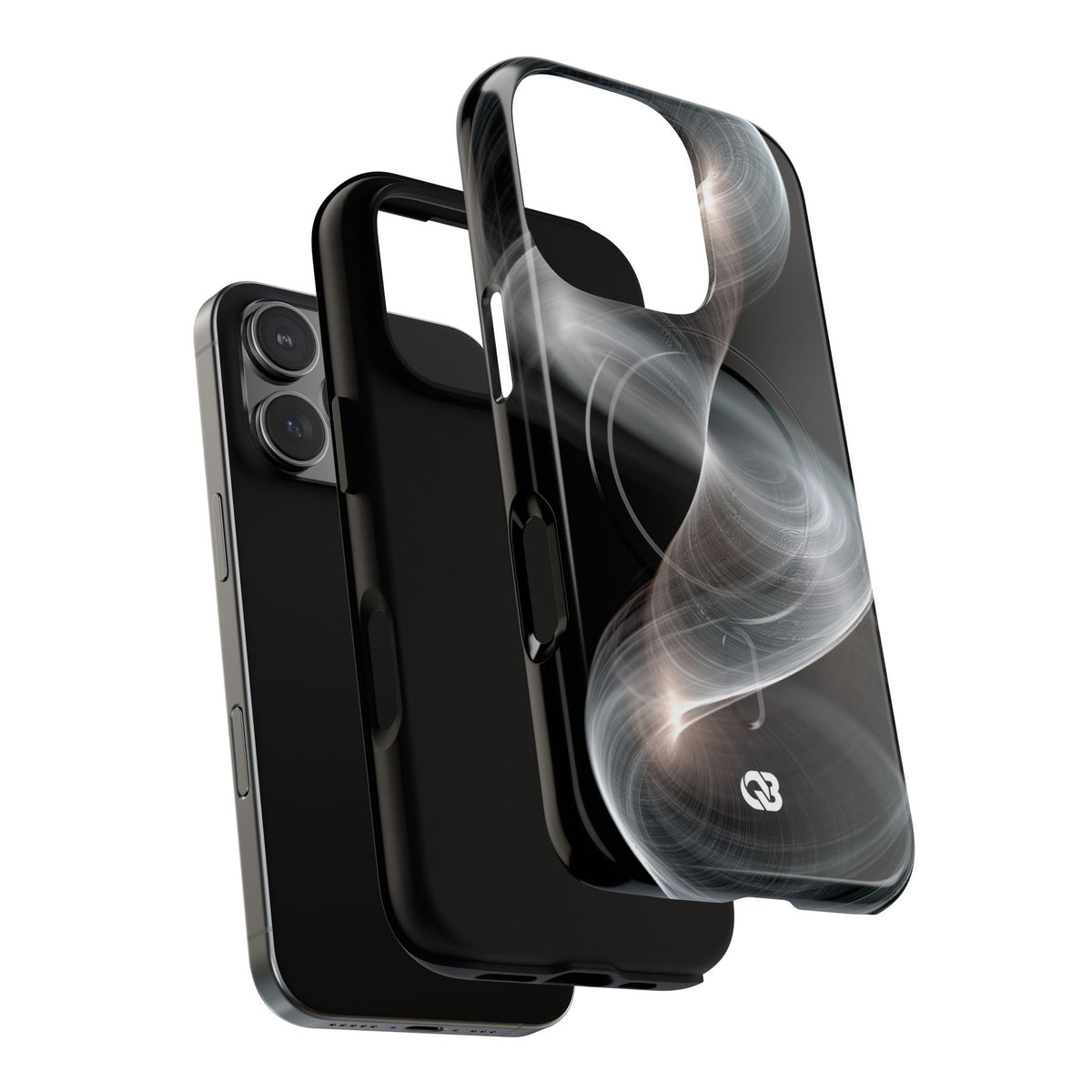 Luminous Vortex · Tough 2.0 Magnetic Phone Case for iPhone · Black