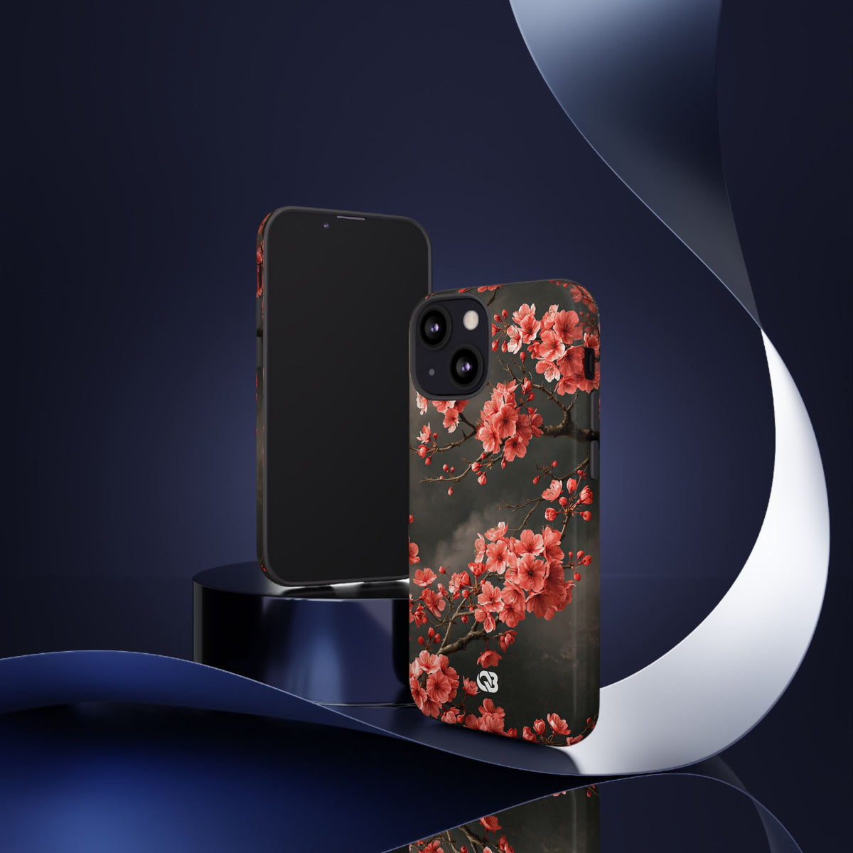 Dark Sakura Nocturne · Tough Phone Case for iPhone · Black