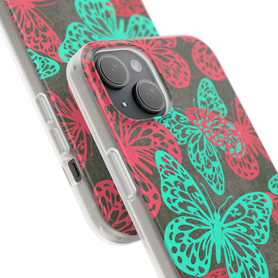 Electric Papillon · Lite Phone Case for iPhone ·  Pink