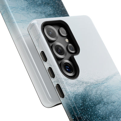 Teal Tough Phone Case for Samsung - Arctic Pulse Mesh