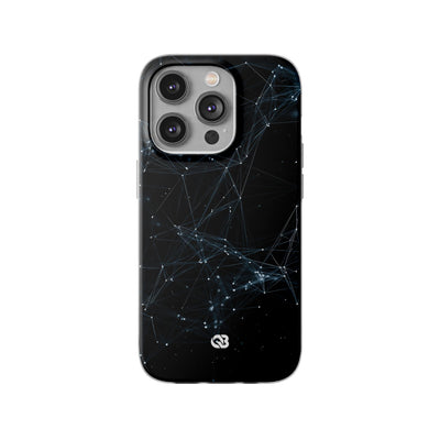 Black Lite Phone Case for iPhone - Arctic Neural Mesh