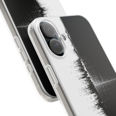 Black Lite Phone Case for iPhone - Static Signal Split