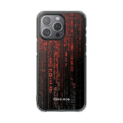 Crimson Glyphs iPhone 15 Pro Max Case - Impact