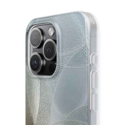 Silver Lite Phone Case for iPhone - Frosted Silver Mosaic