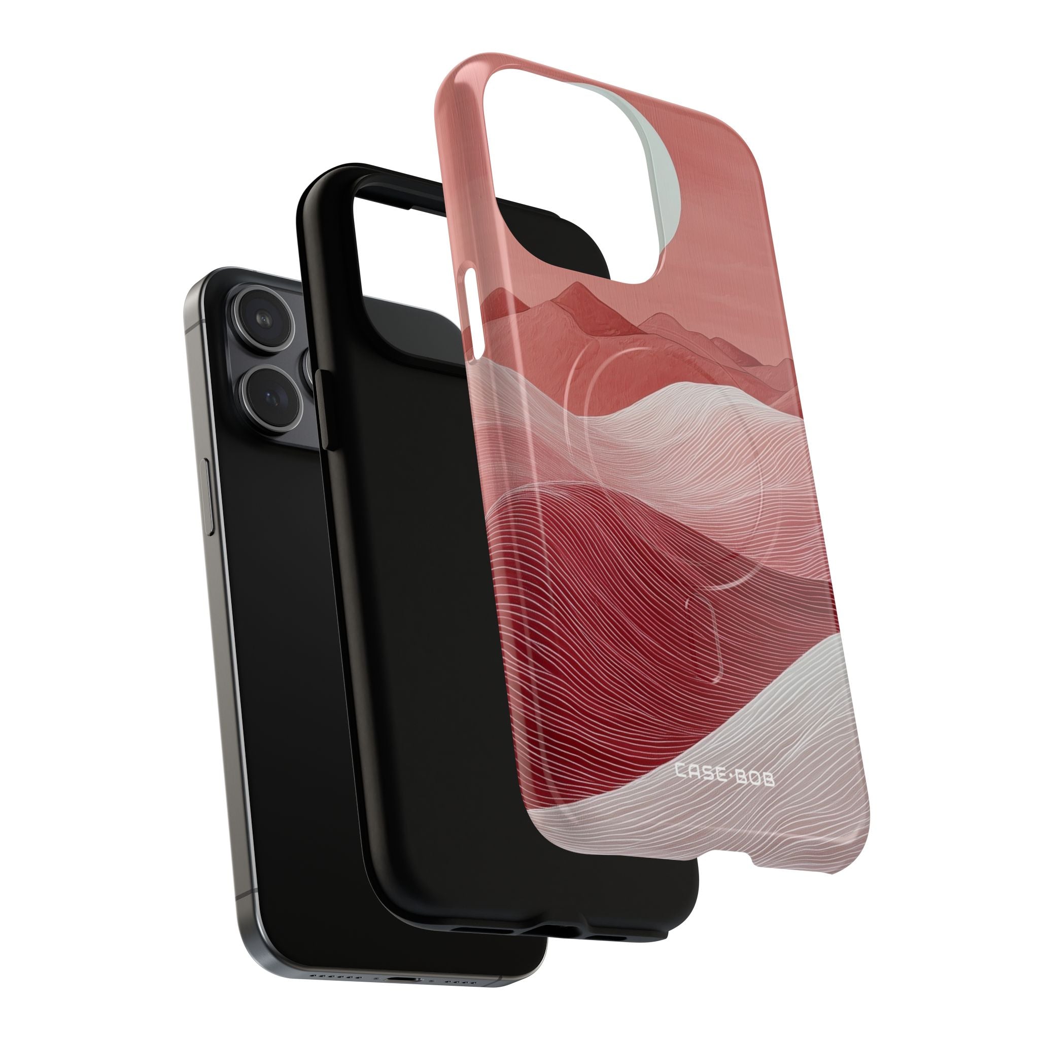 White Orb Dunes iPhone 15 Pro Max Case - Tough+