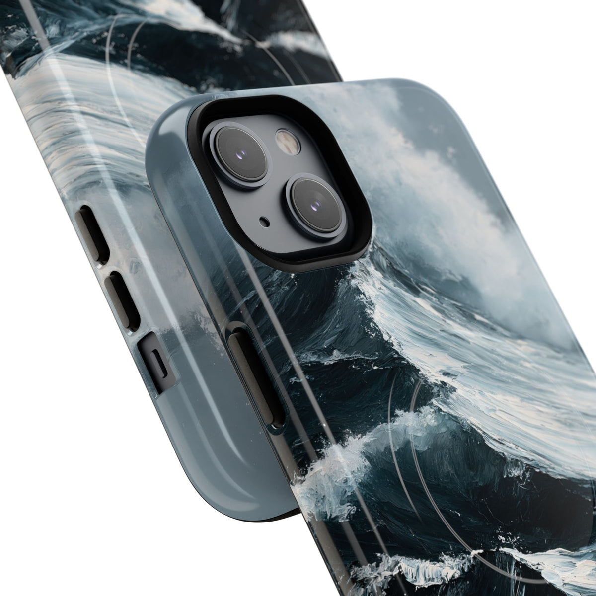 Nordic Swell · Tough 2.0 Magnetic Phone Case for iPhone · Blue