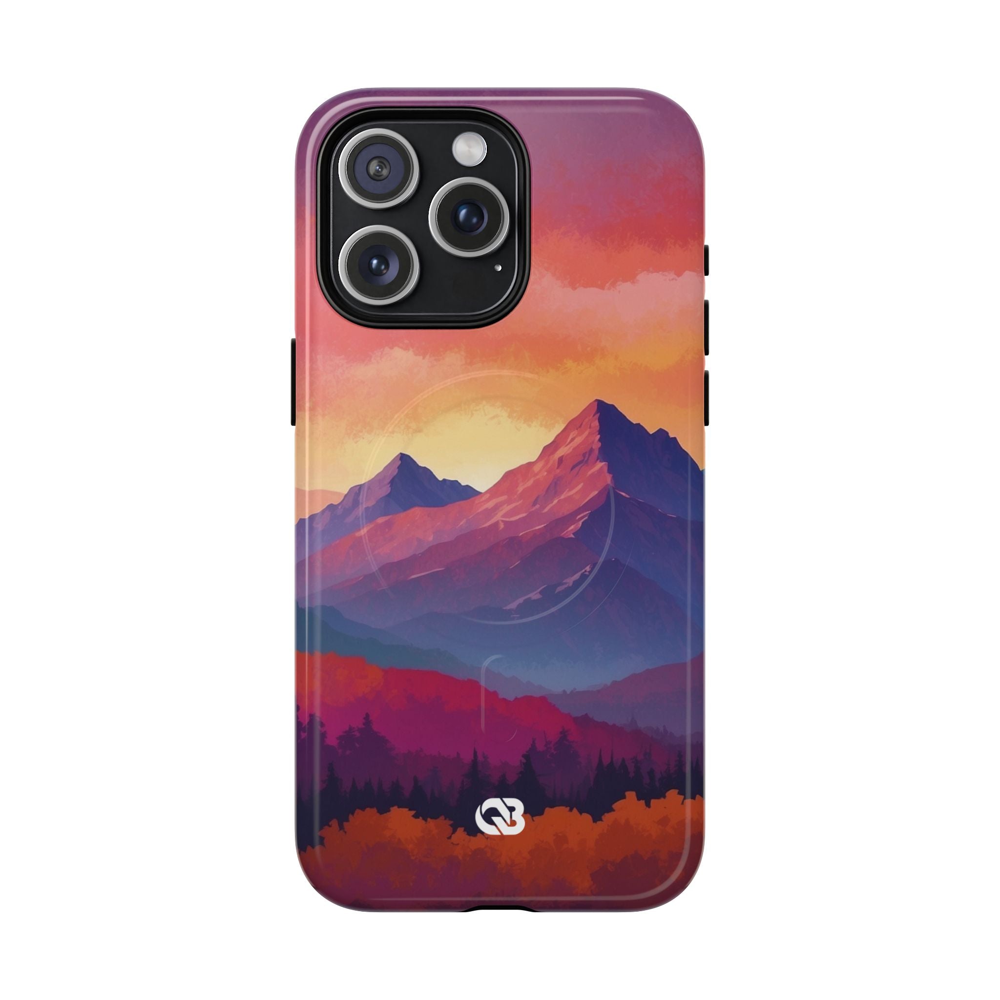 Crimson Mountain Dusk · Tough+ Phone Case for iPhone · Magsafe