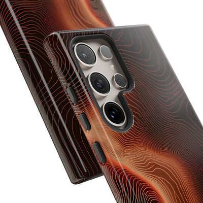 Caldera Ridge · Tough Phone Case for Samsung · Orange