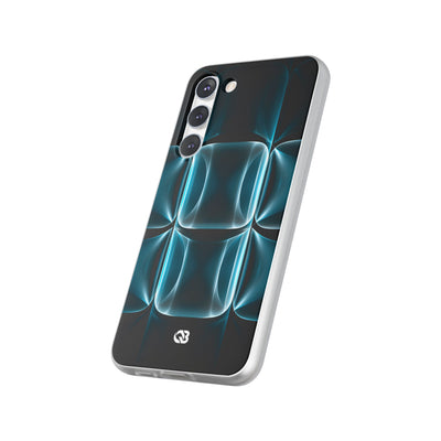 Translucent Cyber Grid · Lite Phone Case for Samsung · Teal