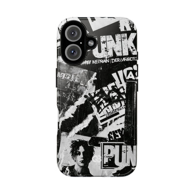 Underground Punk Collage · Tough Phone Case for iPhone · Black
