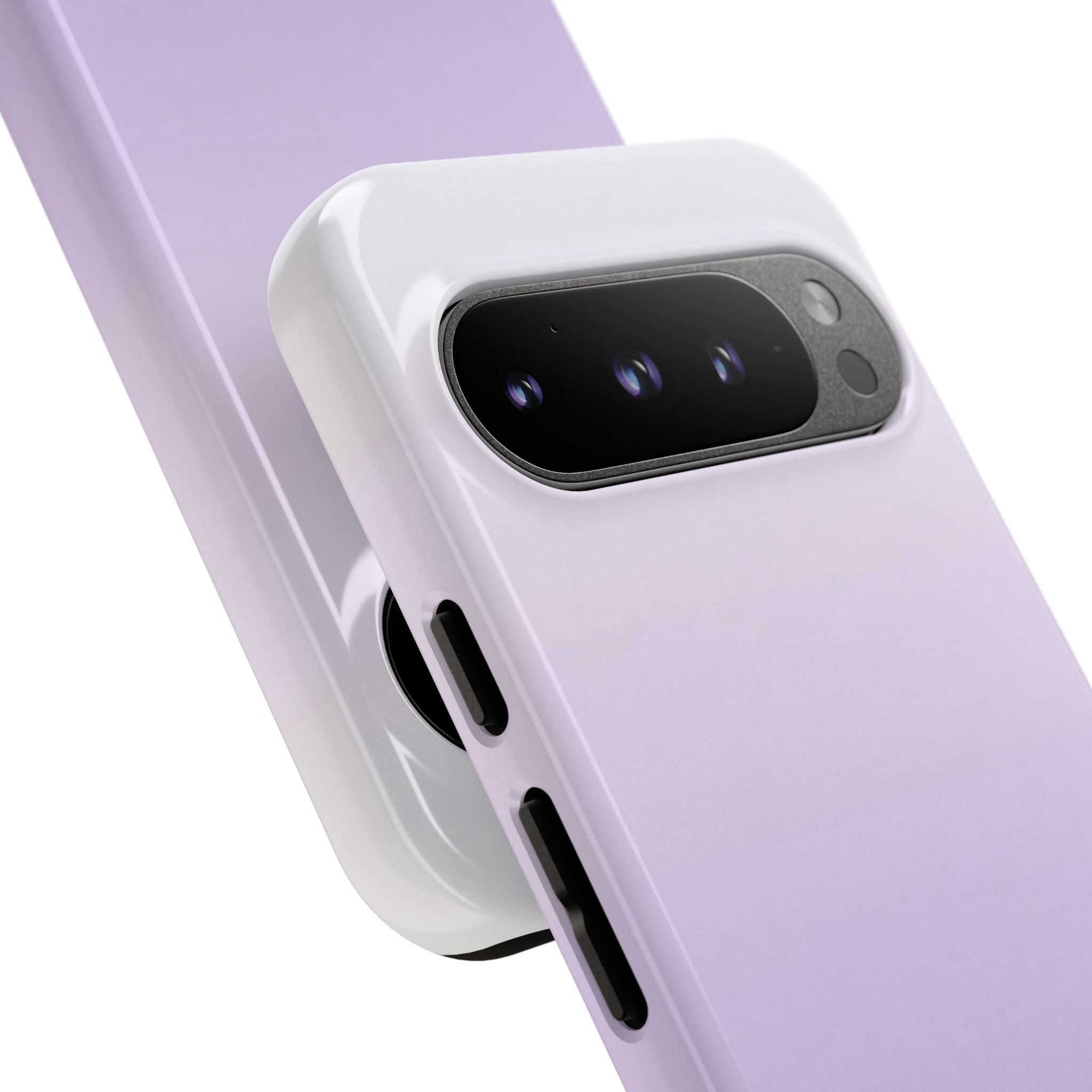 Purple Tough Phone Case for Google Pixel - Frosted Lavender Fade