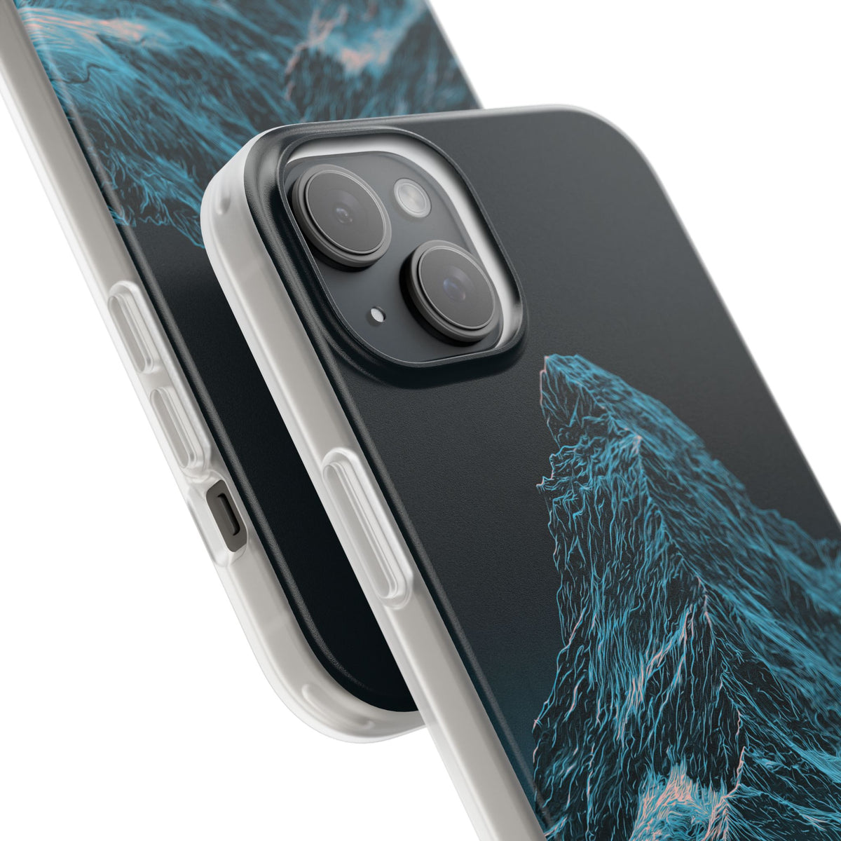 Glacial Alpine Peak · Lite Phone Case for iPhone ·  Blue