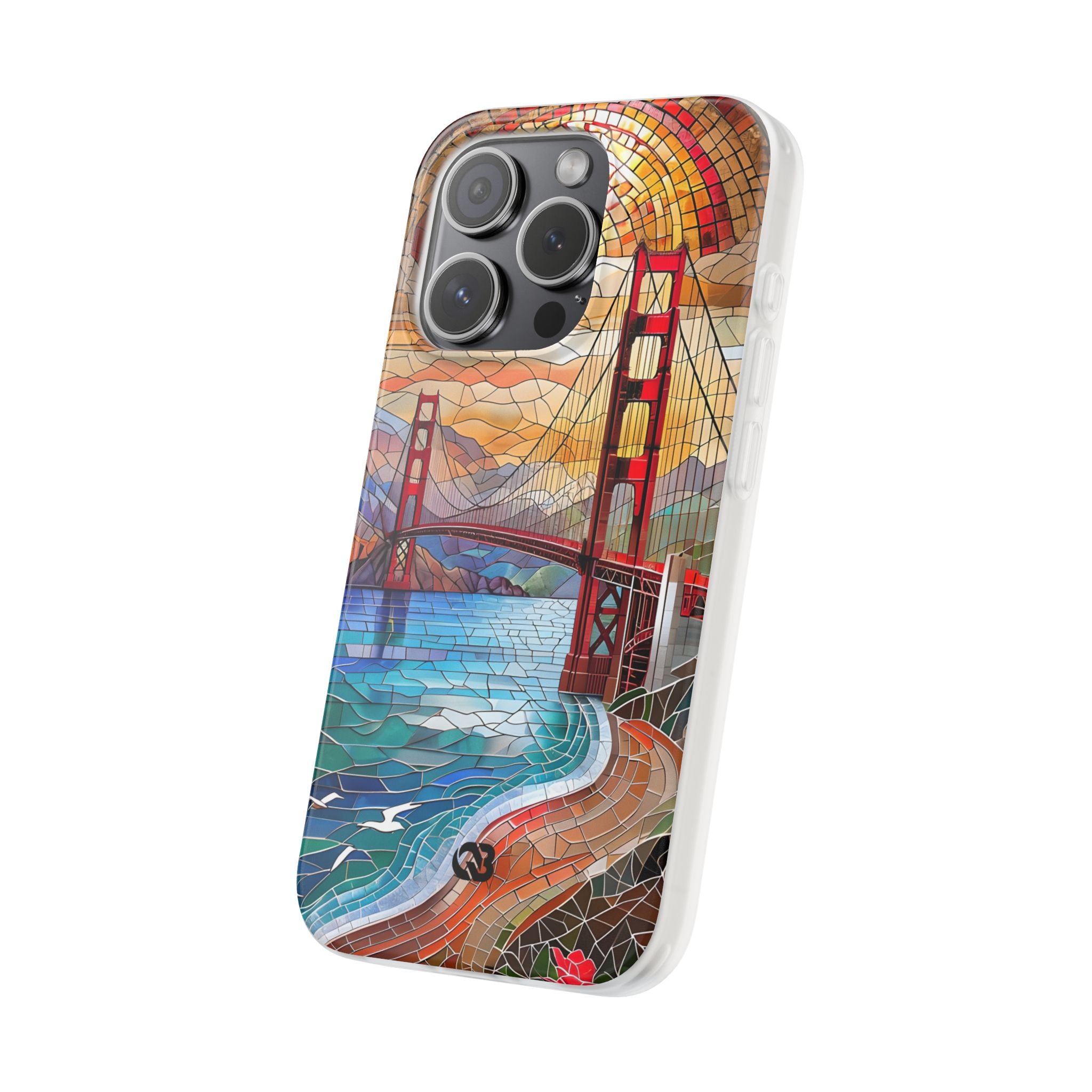 Crimson Arch Coast · Soft Custodia per iPhone