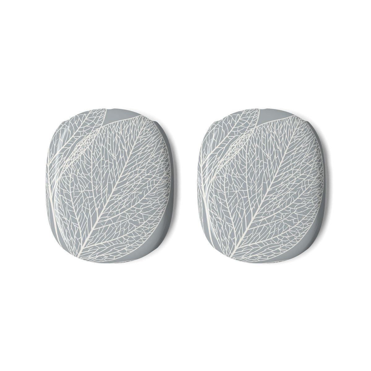 Minimal Leaf Skeleton · Hard Case for AirPods Max · Grey
