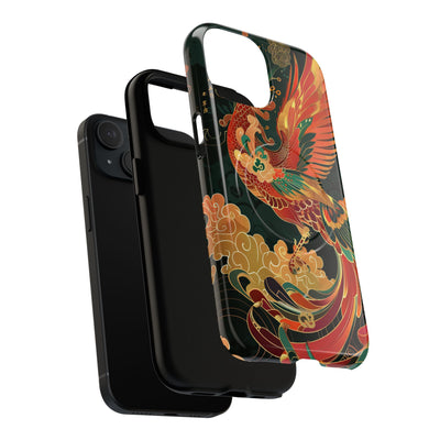 Imperial Phoenix Ascent · Tough 2.0 Magnetic Phone Case for iPhone · Red