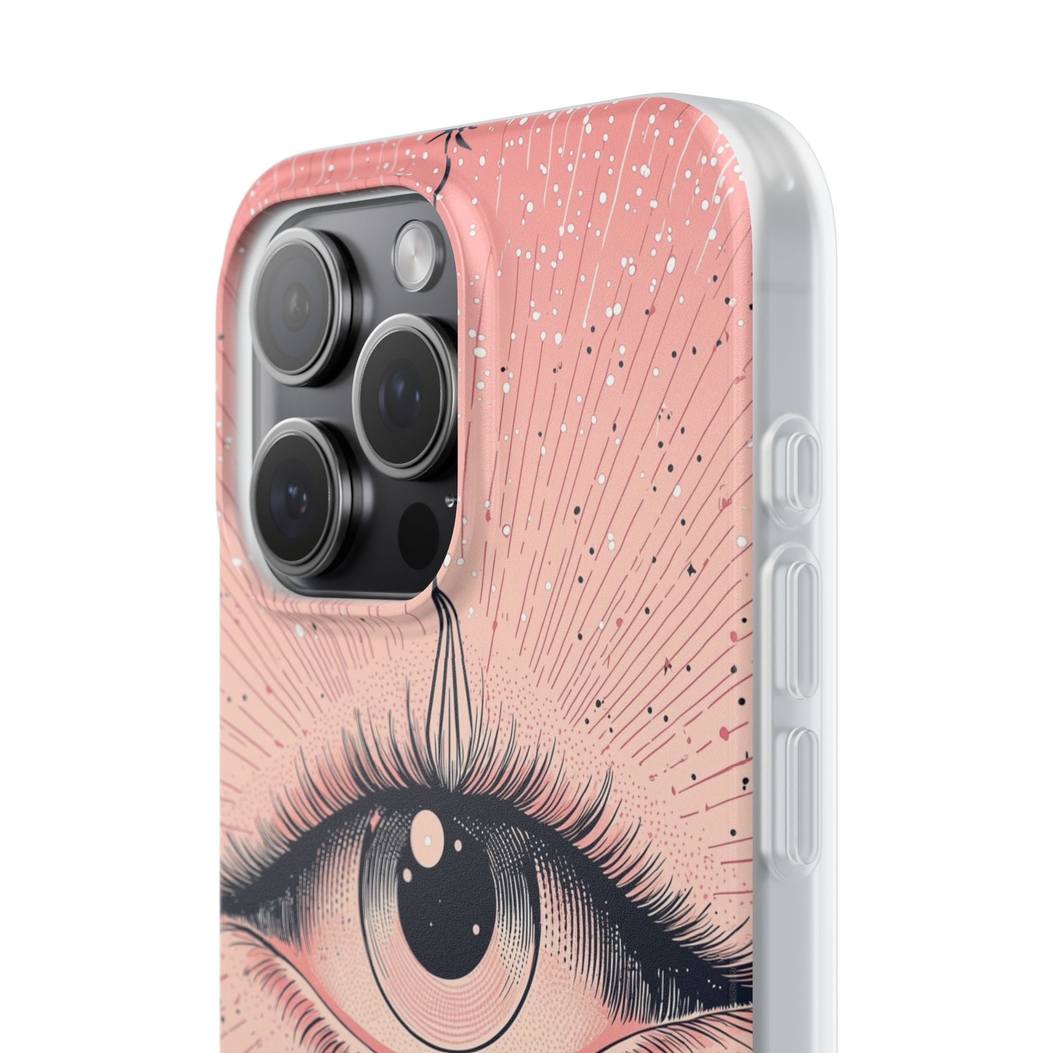 Obsidian Cosmic Gaze · Soft Phone Case for iPhone