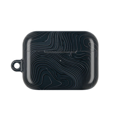 Obsidian Elevation · Hard Case for AirPods & AirPods Pro · Black
