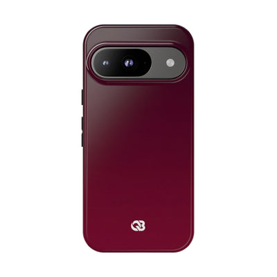 Red Tough Phone Case for Google Pixel - Deep Sangria Gradient