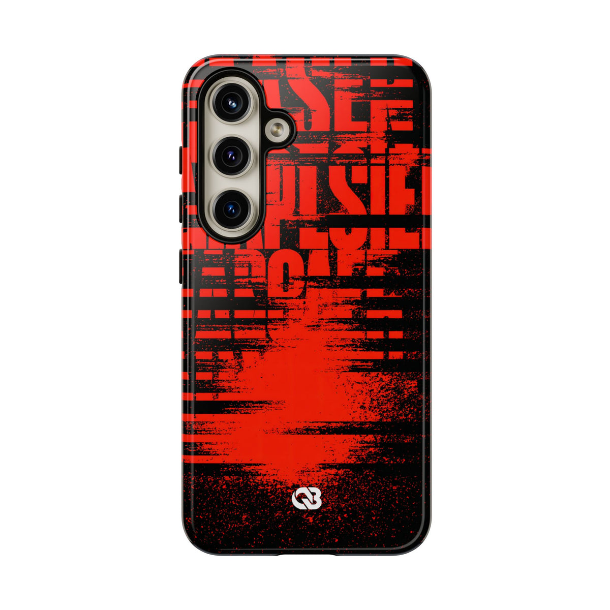 Crimson Redaction · Tough Phone Case for Samsung · Black
