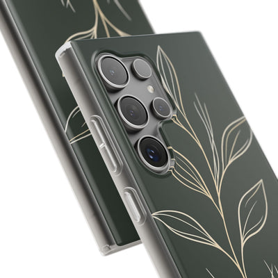 Green Lite Phone Case for Samsung - Deep Moss Willow
