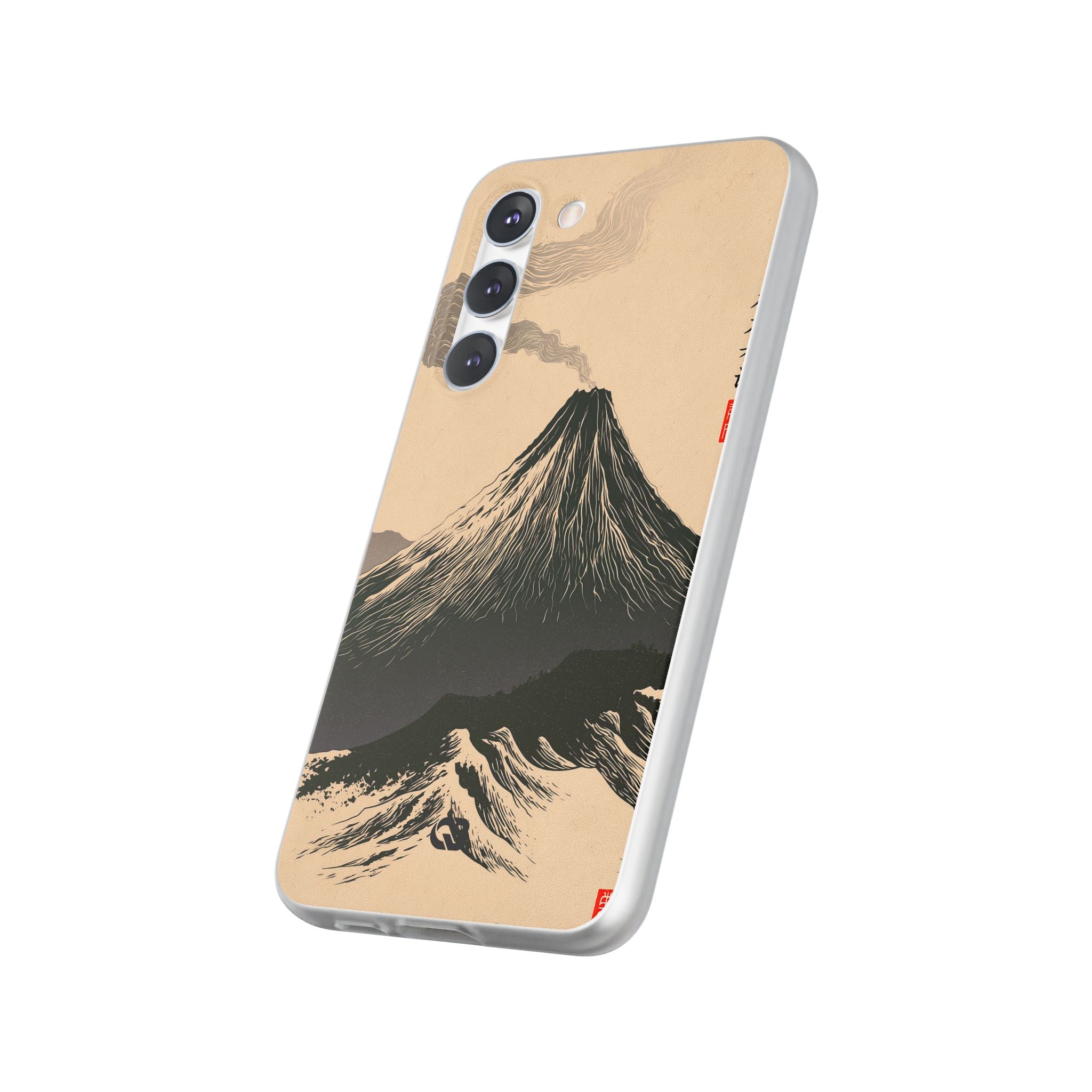 Beige Lite Phone Case for Samsung - Obsidian Ink Summit
