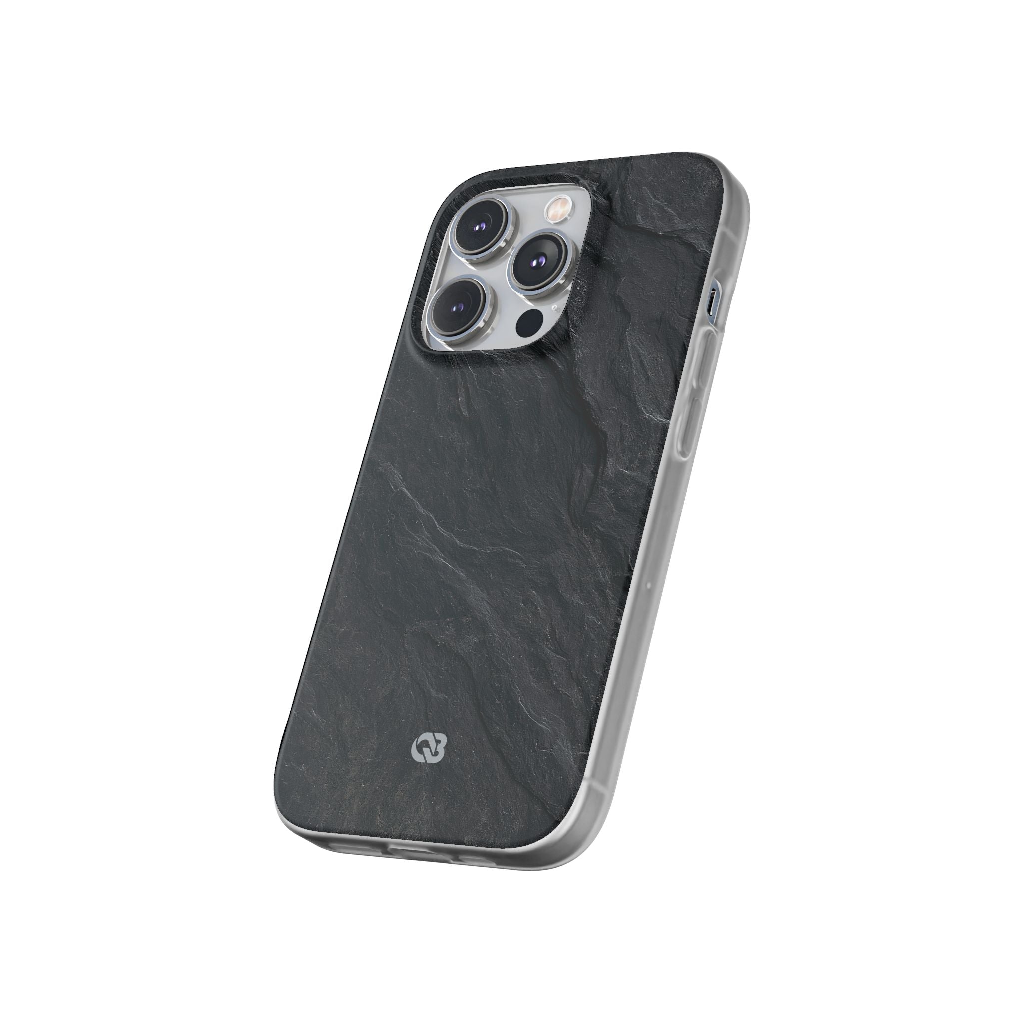 Black Lite Phone Case for iPhone - Midnight Slate Ridge