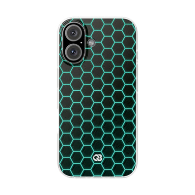 Neon Hex Spectrum · Lite Phone Case for iPhone ·  Teal