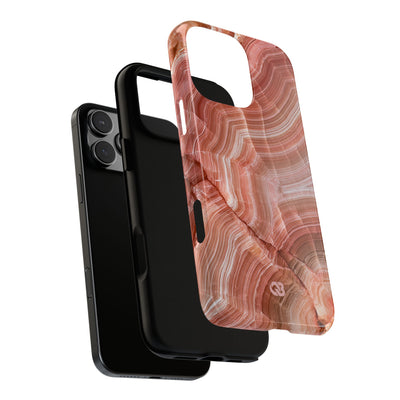 Blushing Rose Strata · Tough Phone Case for iPhone · Pink