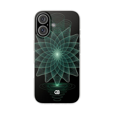 Verdant Harmonic Bloom · Lite Phone Case for iPhone ·  Black