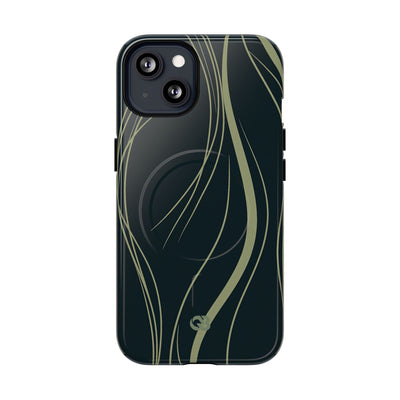 Serpentine Reeds · Tough 2.0 Magnetic Phone Case for iPhone · Green