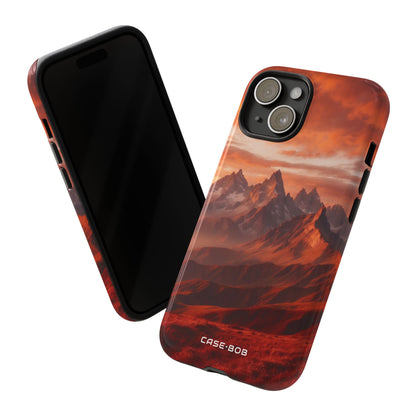 Jagged Glow iPhone 15 Cover - Tough