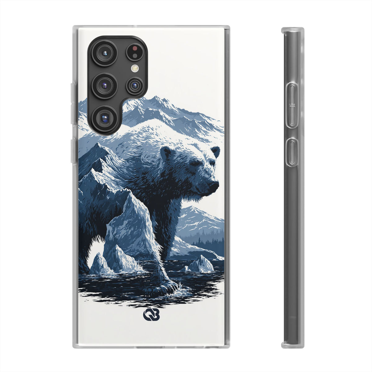 Fjord Summit Bear · Lite Phone Case for Samsung · Blue