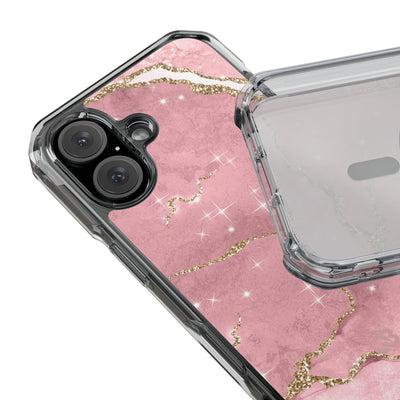 Rose Sparkle Marble · Impact Coque de téléphone pour iPhone · Magsafe