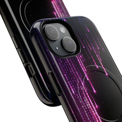 Binary Cascade · Tough 2.0 Magnetic Phone Case for iPhone · Black