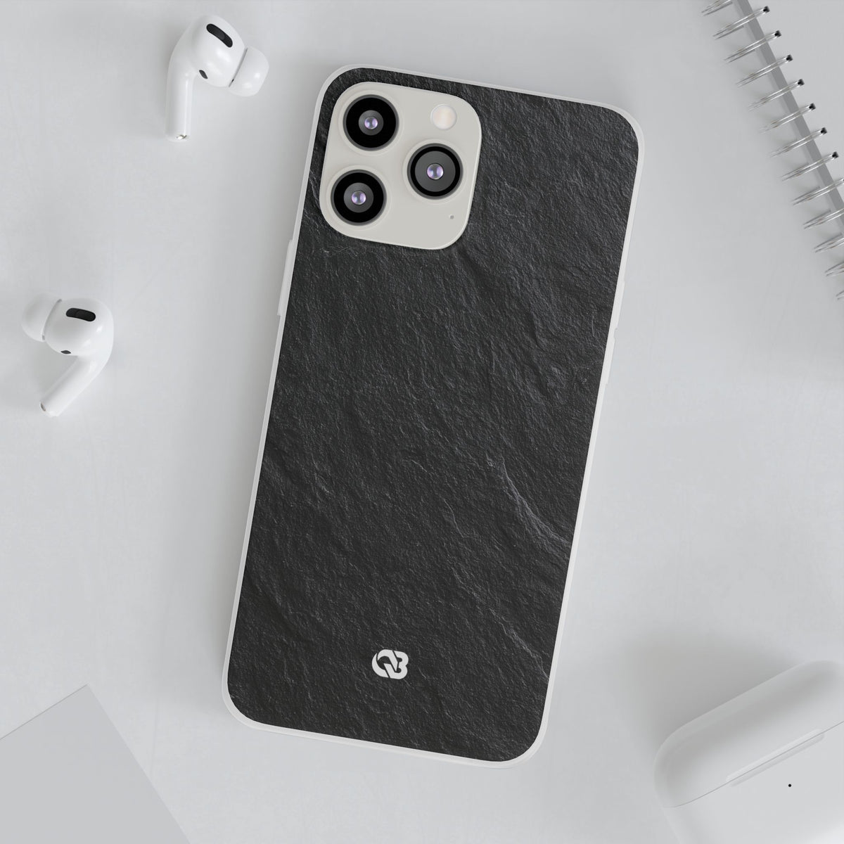 Obsidian Slate · Lite Phone Case for iPhone ·  Black