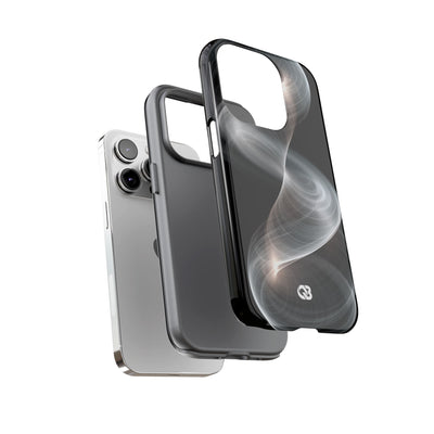 Luminous Vortex · Tough Phone Case for iPhone · Black