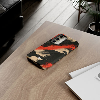 Urban Slash Camo · Tough Phone Case for Samsung · Black