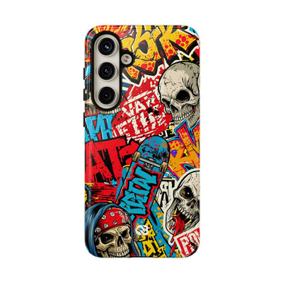 Skate Skull Riot · Tough Phone Case for Samsung · Red