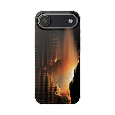 Luminous Grid · Lite Phone Case for iPhone ·  Black