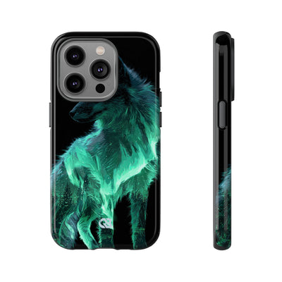 Nordic Aurora Fox · Tough Phone Case for iPhone · Teal