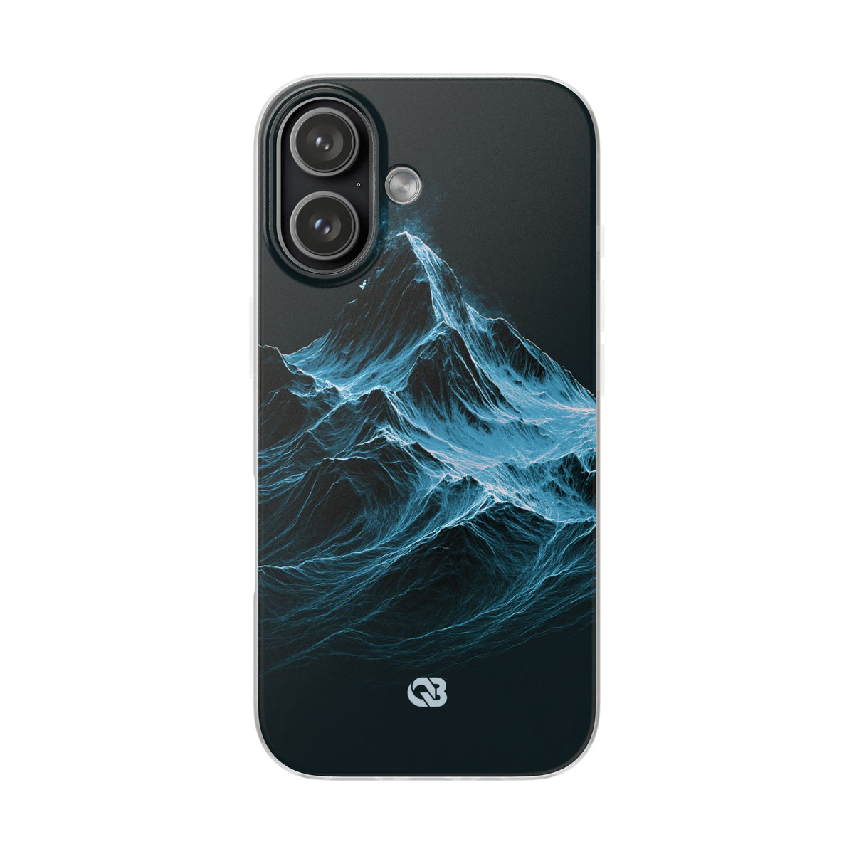 Nordic Frost Peak · Lite Phone Case for iPhone ·  Blue