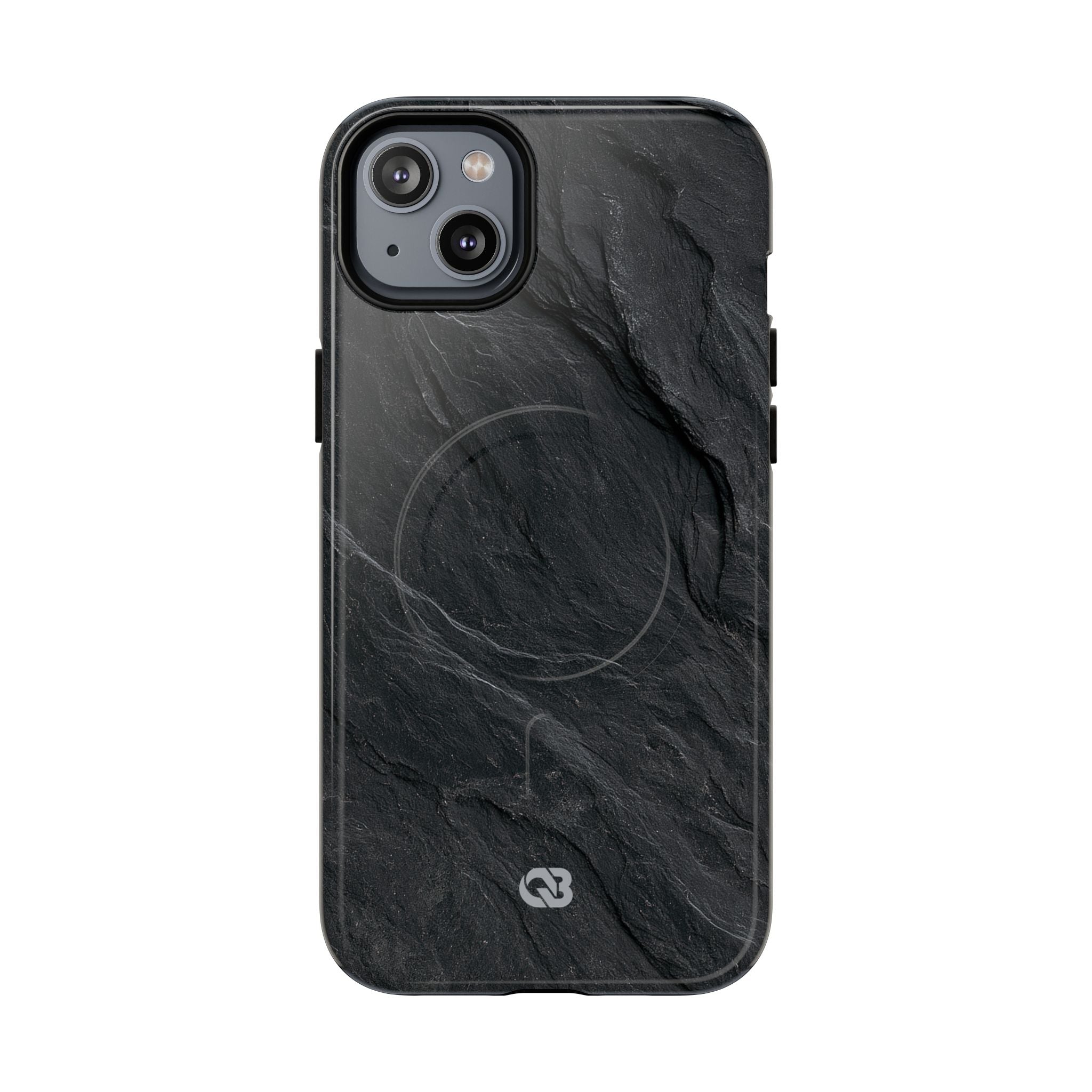 Black Tough 2.0 Magsafe Phone Case for iPhone - Midnight Slate Ridge