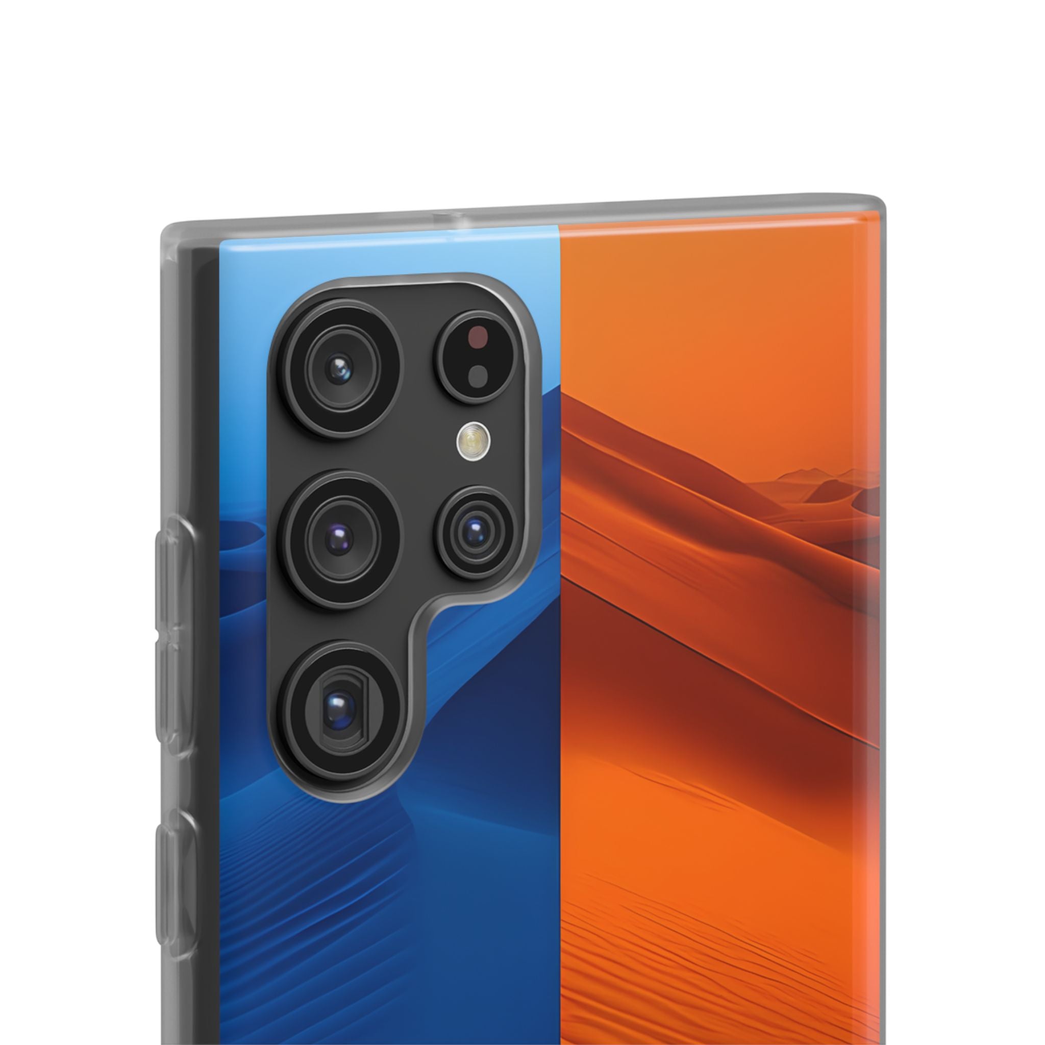 Split Dune Horizon · Soft Phone Case for Samsung