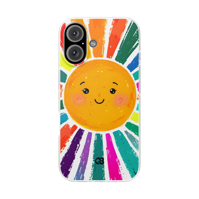 Vibrant Solar Smile · Soft Phone Case for iPhone