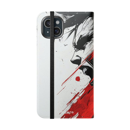 Shouting Profile - iPhone 15 Plus Case - Wallet