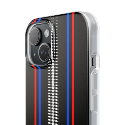 Electric Pulse Grid · Soft Phone Case for iPhone