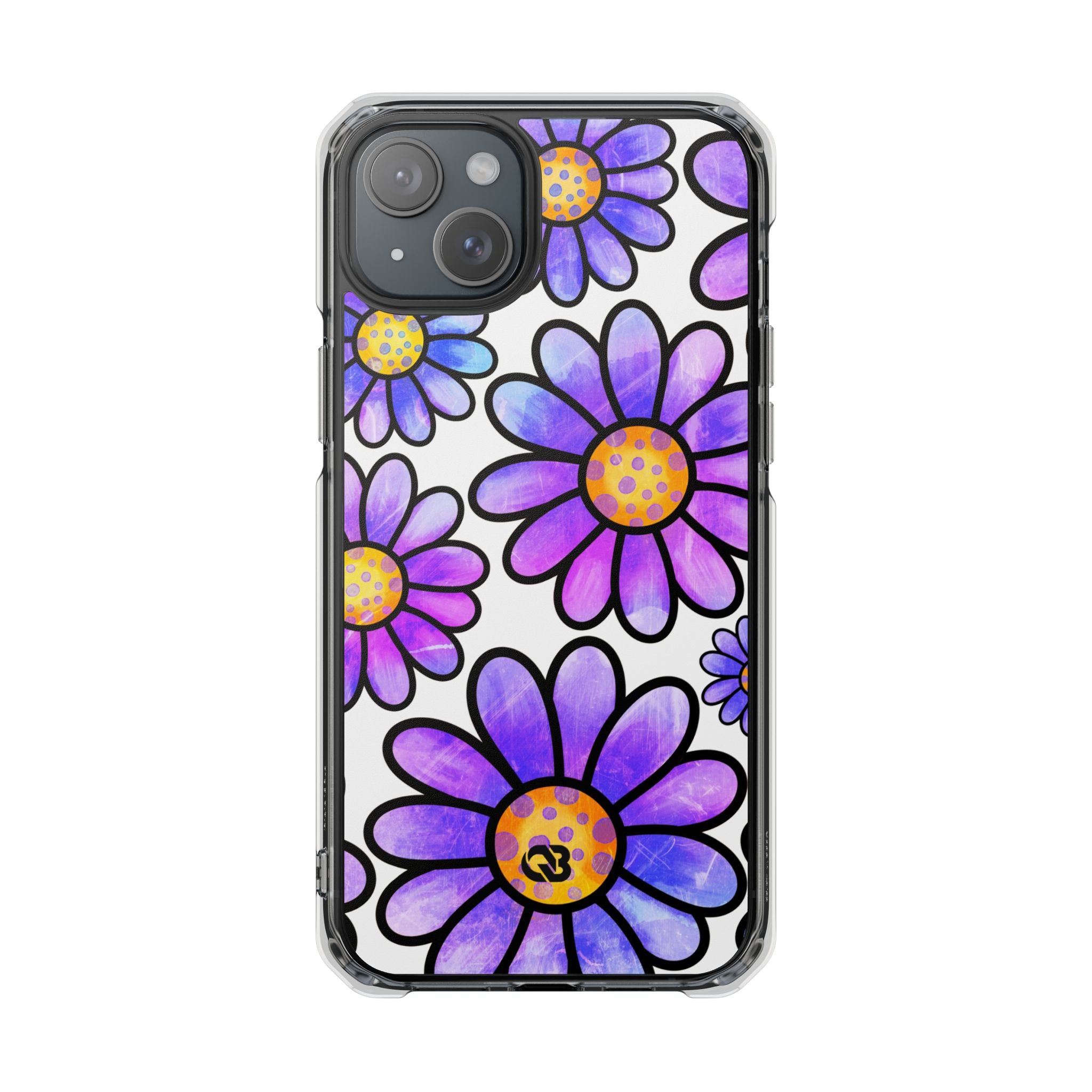 Violet Grunge Bloom · Impact Phone Case for iPhone · Magsafe